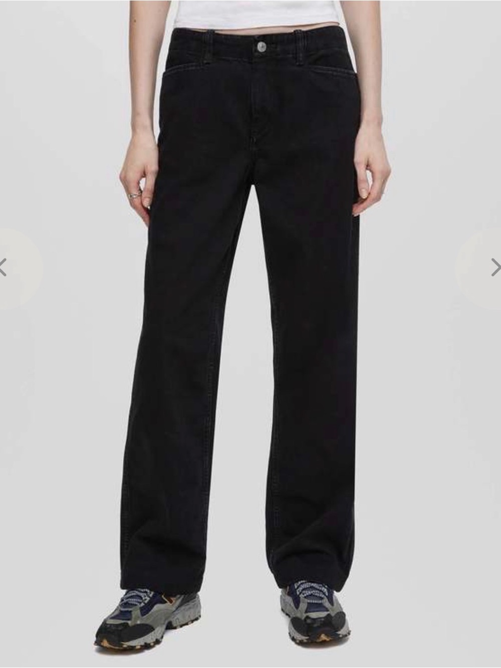 Re/done Slacker Jeans Black Size 24